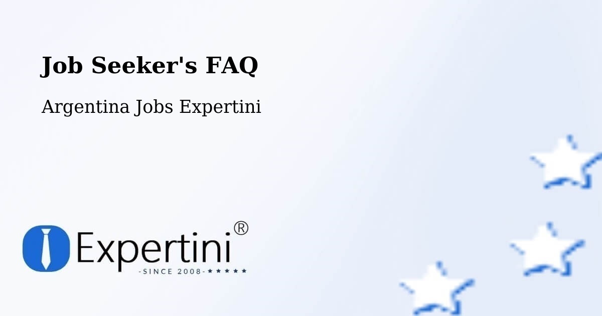 Job Seeker FAQ – Villa Bustos - Argentina Jobs Expertini