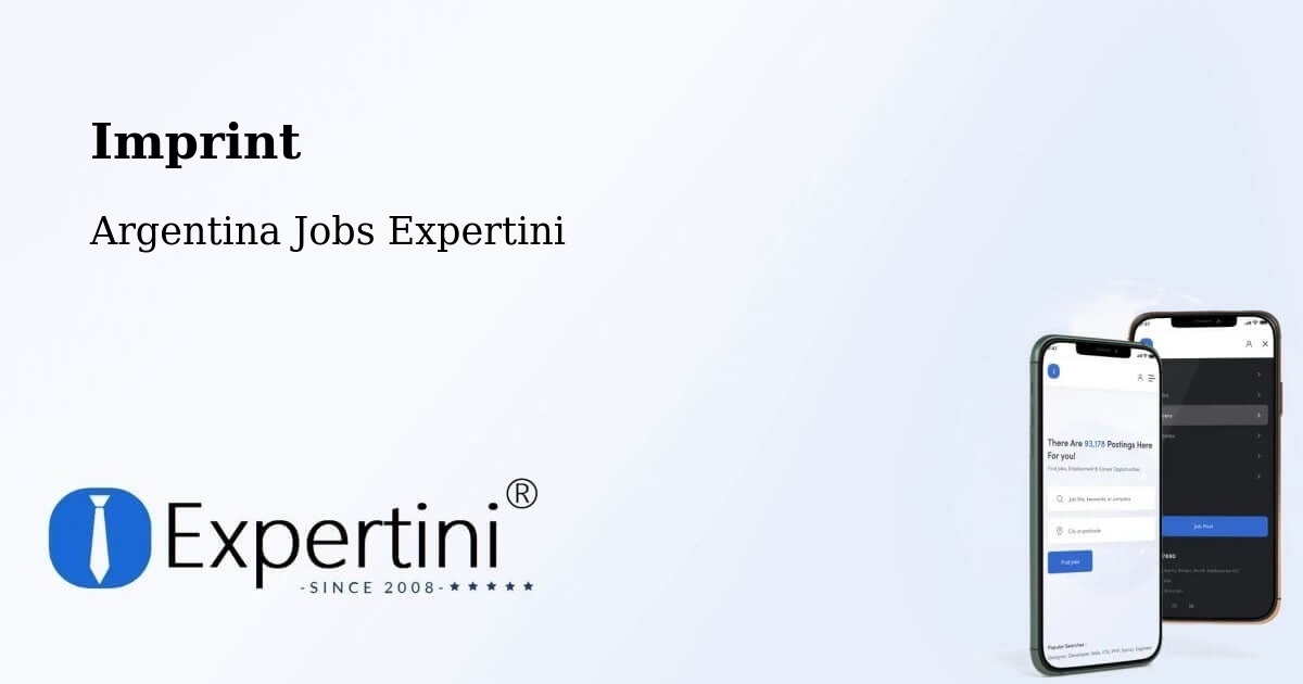 Imprint – Villa Bustos - Argentina Jobs Expertini